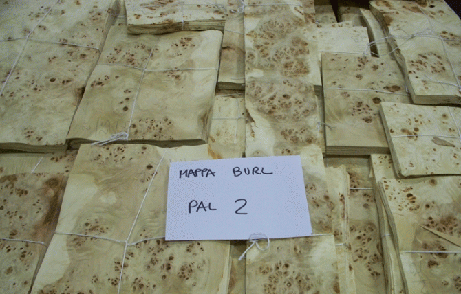 2 Mapa burl C quality - Veneer & Lumber - Since1954